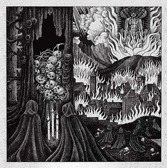 the album cover for The Acacia Strain - You Are Safe From God Here [Hot Dog LP]