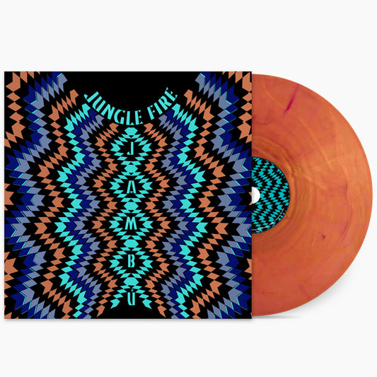 the album cover for Jungle Fire - Jambu - Nacional Records 20th Anniversary [COPPER MARBLE LP]