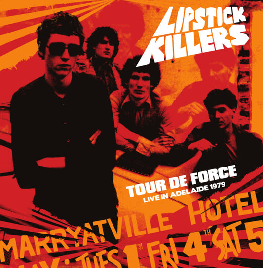 the album cover for Lipstick Killers - Tour De Force Live In Adelaide 1979