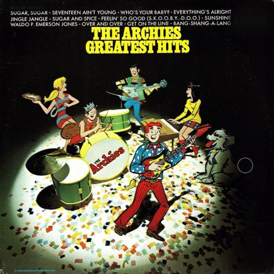 the album cover for Archies - Archies Greatest Hits [Colored Vinyl] [Limited Edition] (Wht) (Aniv)