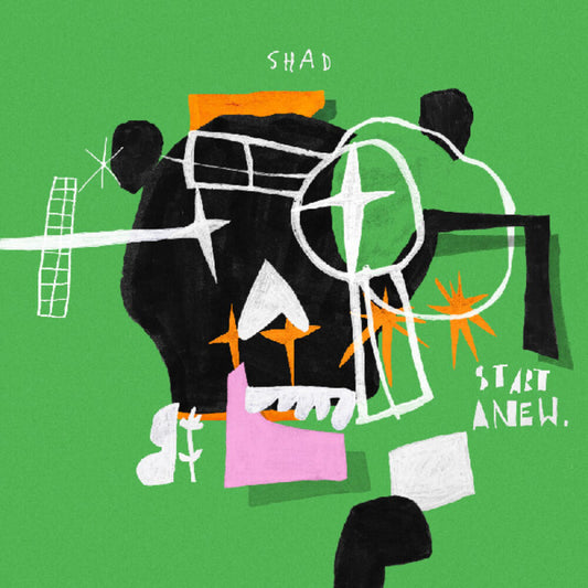 the album cover for Shad - Start Anew