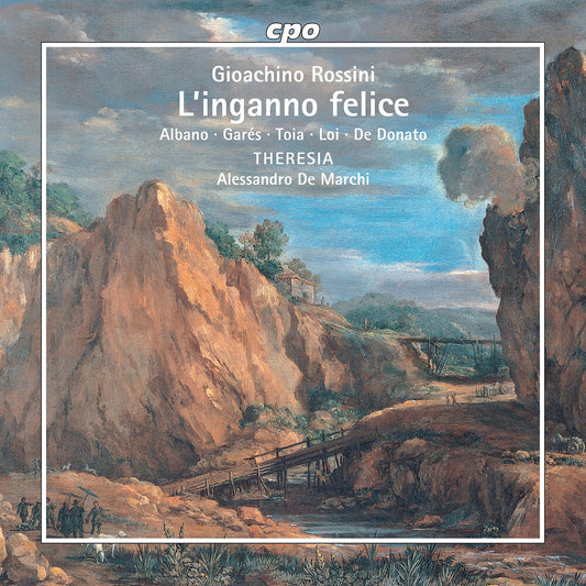 the album cover for Antonio Gares - L'inganno Felice