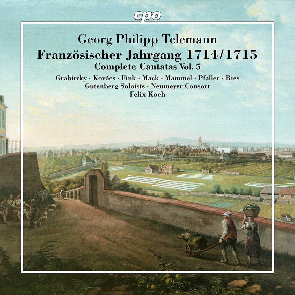 the album cover for Helene Grabitzky - Complete Cantatas Vol. 5