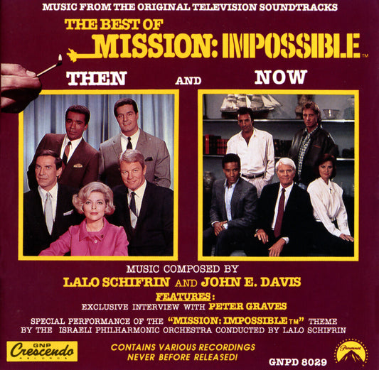 the album cover for Lalo Schifrin  / Davis,John E. - Best Of Mission: Impossible Then And Now - O.S.T.