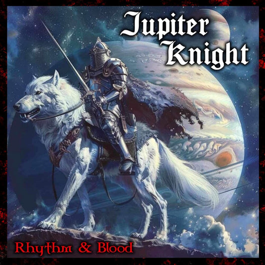 the album cover for Jupiter Knight - Rhythm & Blood