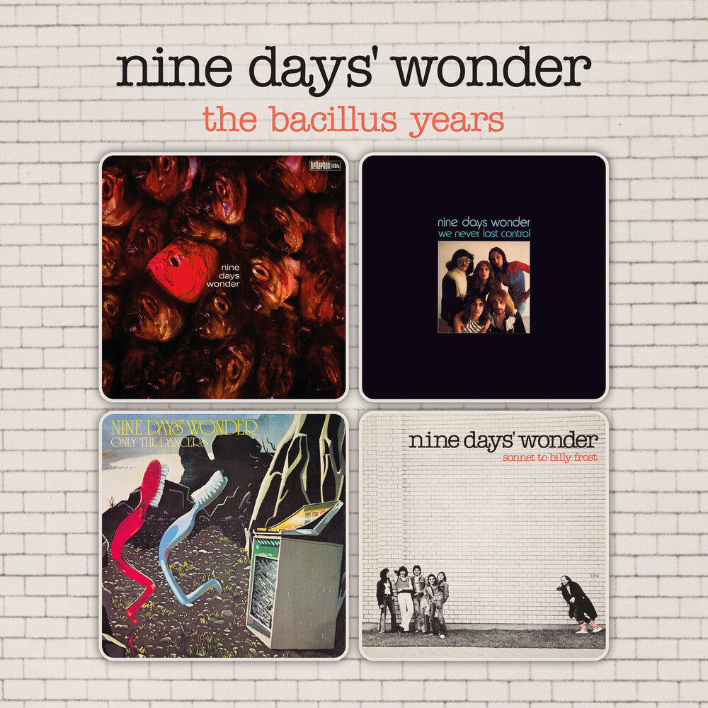 the album cover for Nine Days' Wonder - Bacillus Years