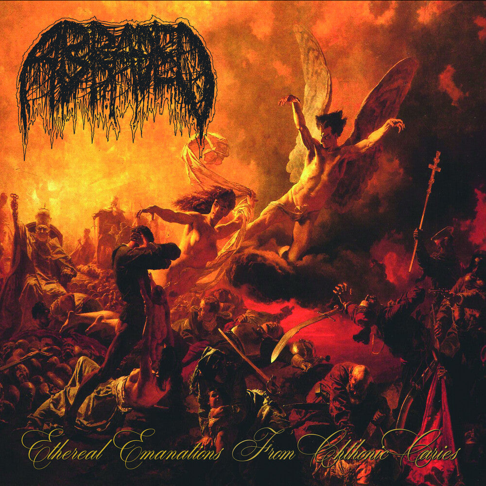 the album cover for Abraded - Ethereal Emanations From Chthonic Caries