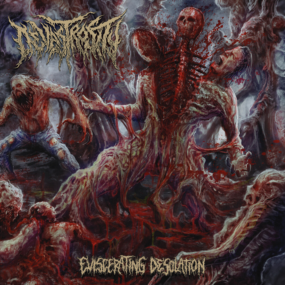 the album cover for Devastrosity - Eviscerating Desolation