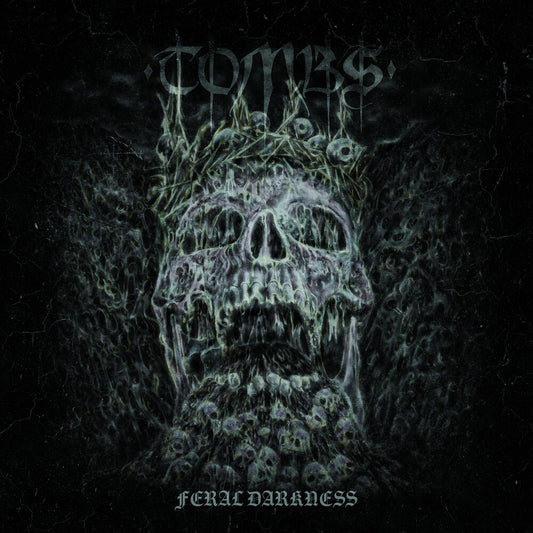 the album cover for Tombs - Feral Darkness (Blue) [Colored Vinyl]