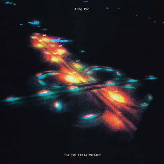 the album cover for Living Hour - Internal Drone Infinity - Orange [Colored Vinyl] (Org)