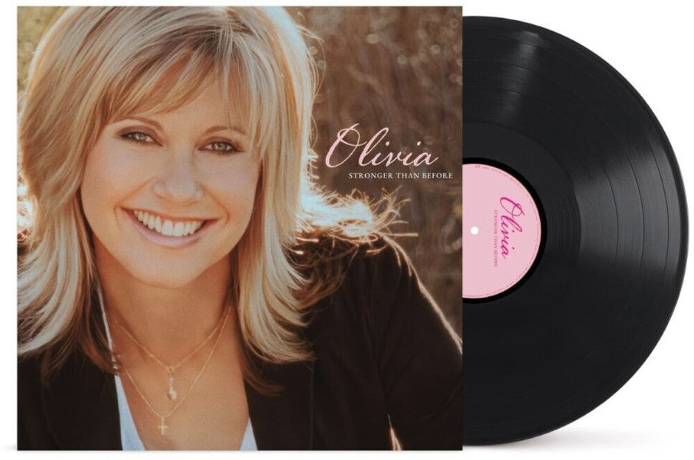 the album cover for Olivia Newton-John - Stronger Than Before - 20th Anniversary (Aniv)