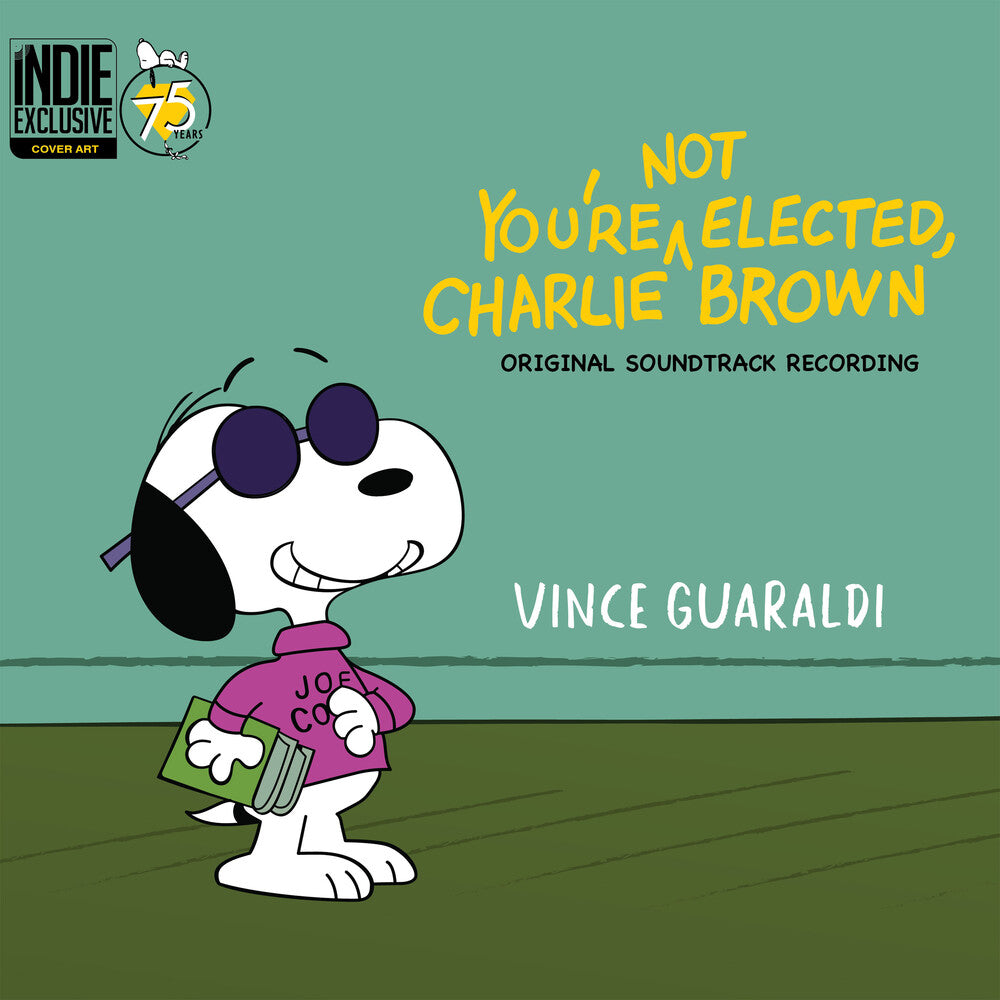 the album cover for Vince Guaraldi - You're Not Elected, Charlie Brown -  [CD w/Exclusive Album Art]