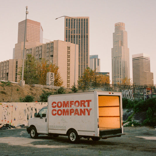 the album cover for Bearings - Comfort Company [Citrine Deluxe marble]