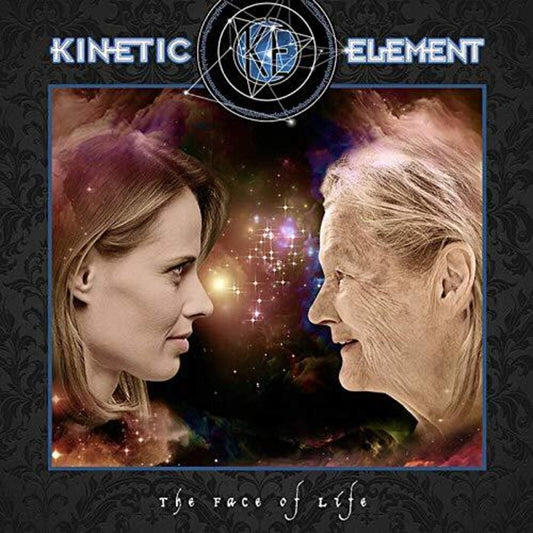 the album cover for Kinetic Element - The Face Of Life
