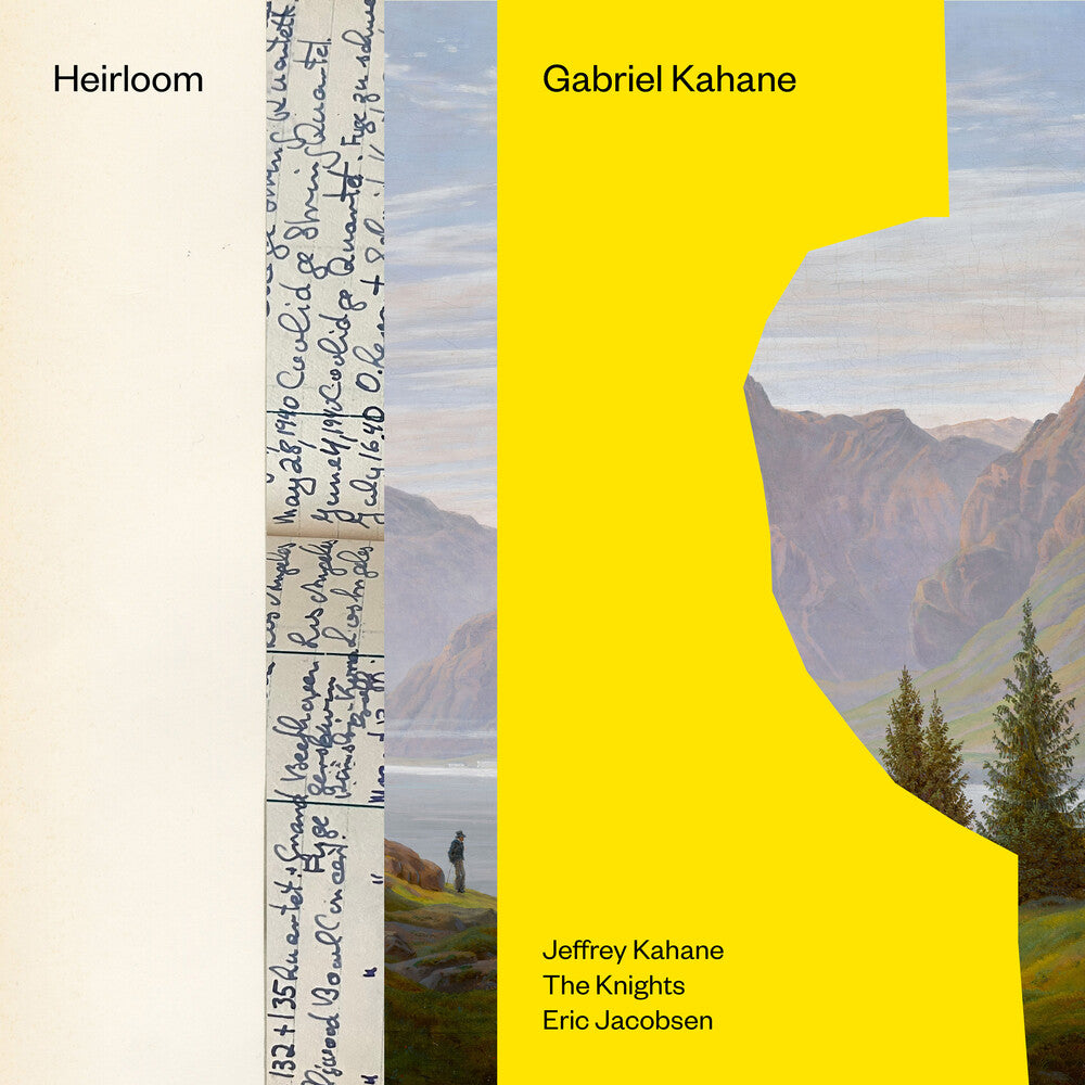 the album cover for Gabriel Kahane  / Kahane / Knights / Jacobsen - Gabriel Kahane: Heirloom