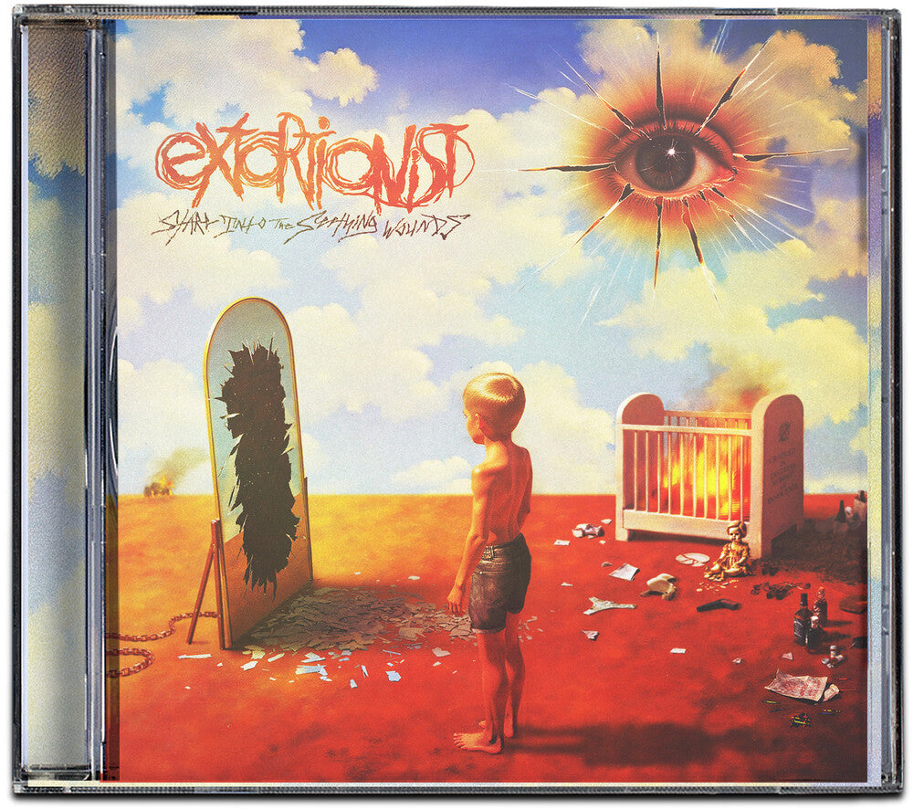 the album cover for Extortionist - Stare Into The Seething Wounds (Jewl)