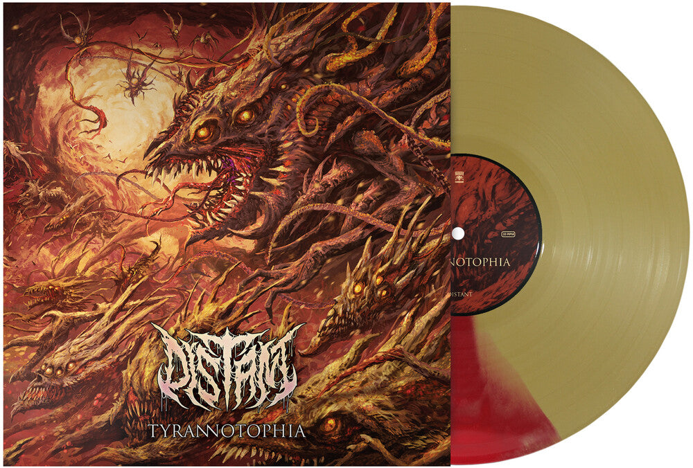 the album cover for Distant - Tyrannotophia Redux