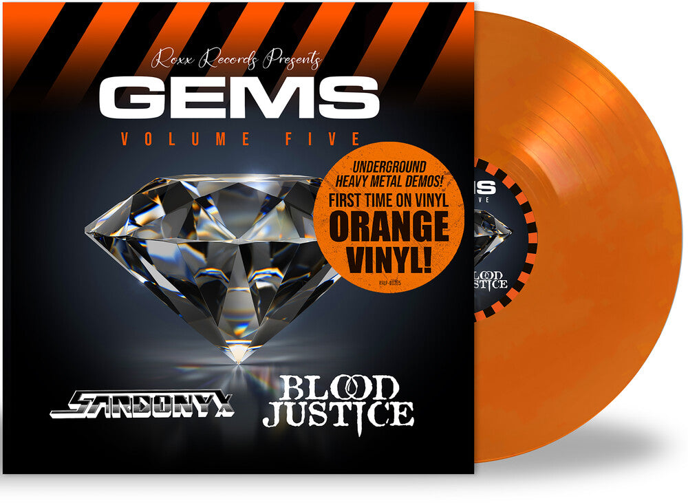 the album cover for Sardonyx / Blood Justice - Gems Volume Five [Colored Vinyl] [Limited Edition]