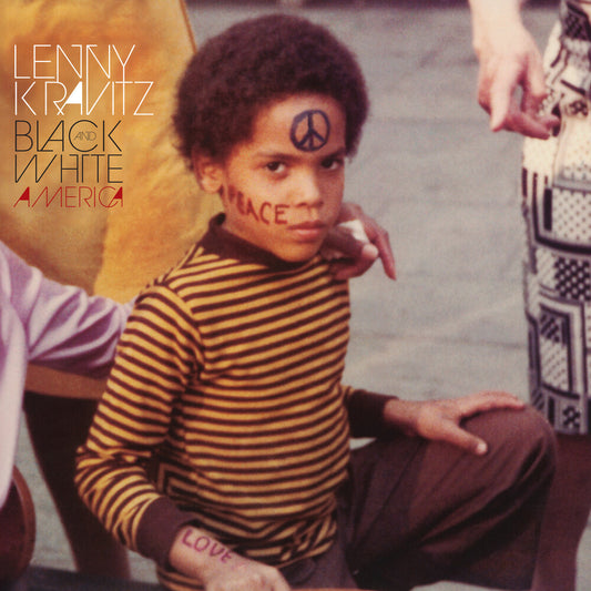 the album cover for Lenny Kravitz - Black & White America (Rktbr25) (Brick & Mortar Exclusive)