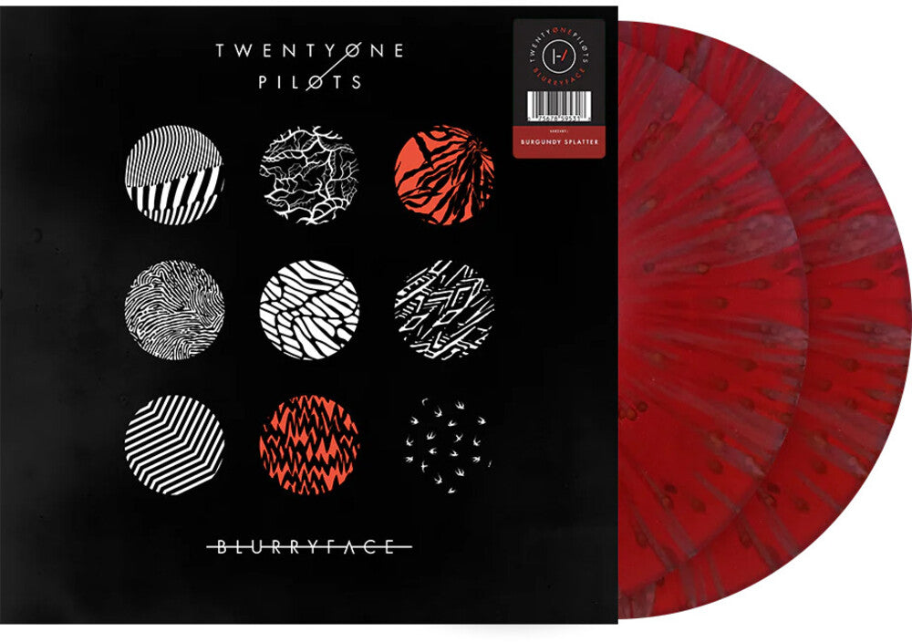 the album cover for Twenty One Pilots - Blurryface (Burg) [Colored Vinyl] (Spla) (Uk)