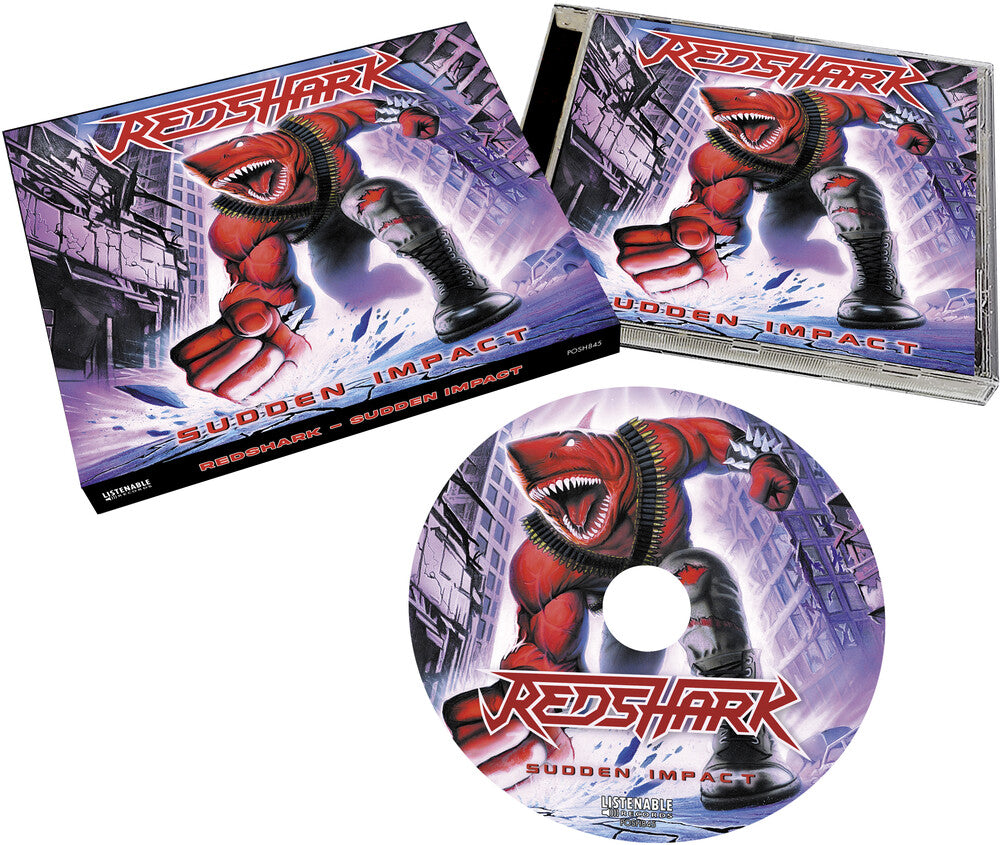 the album cover for Redshark - Sudden Impact [Limited Edition]