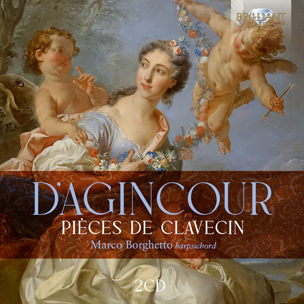 the album cover for Marco Borghetto - D'agincour: Pieces De Clavecin