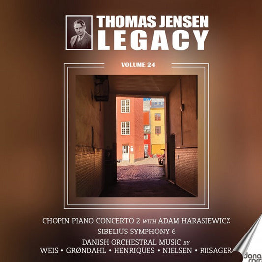 the album cover for Adam Harasiewicz - Thomas Jensen Legacy Vol. 24
