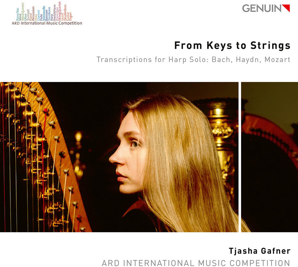 the album cover for Tjasha Gafner - From Keys To Strings