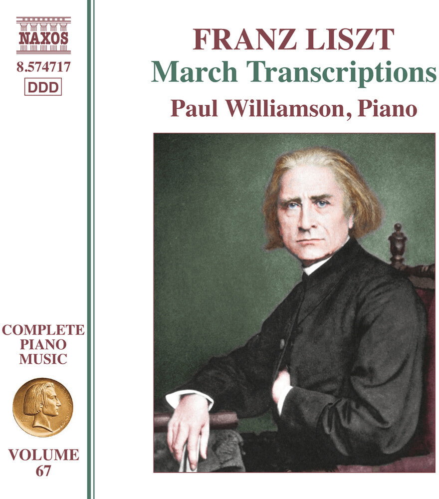 the album cover for Paul Williamson - Liszt: Complete Pno Music Vol. 67