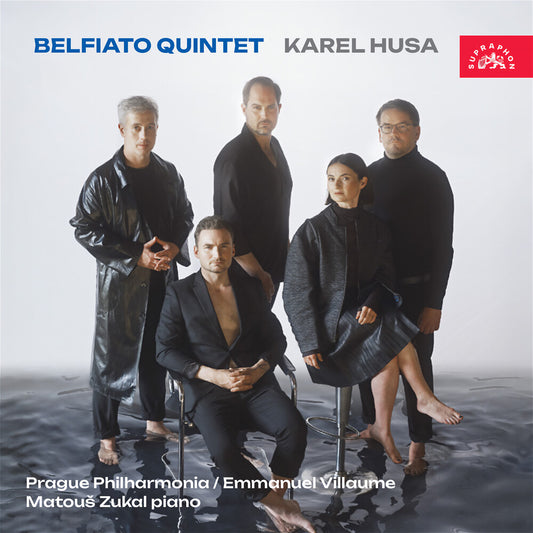 the album cover for Belfiato Quintet - Karel Husa: Music For Wind Quintet - Belfiato