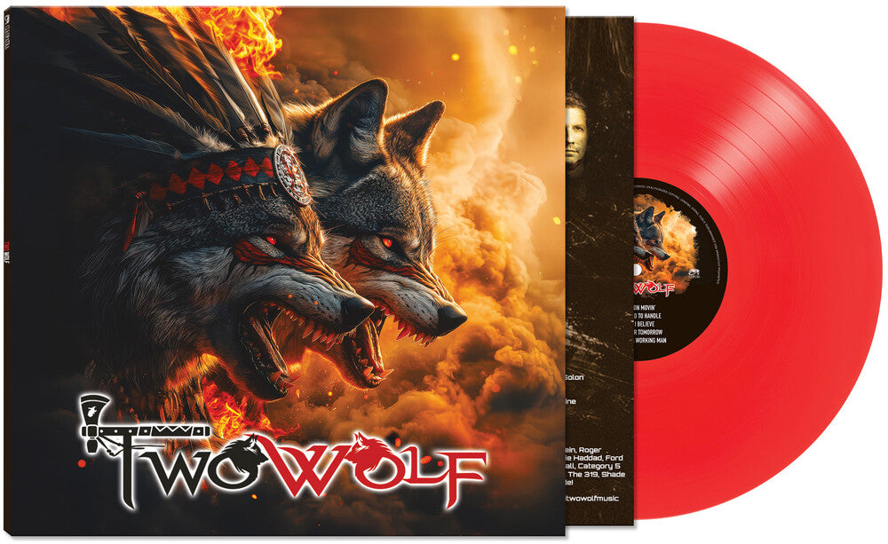 the album cover for Two Wolf - Two Wolf [Colored Vinyl] [Limited Edition] (Red)