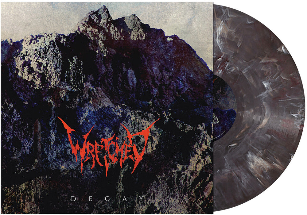 the album cover for Wretched - Decay [Blackout LP]