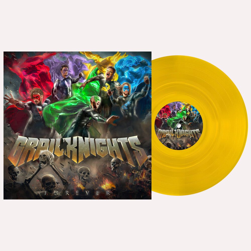 the album cover for Grailknights - Forever [Clear Vinyl] (Ylw)
