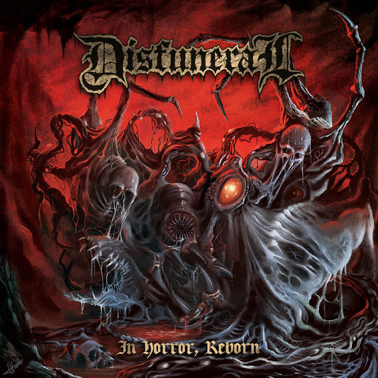 the album cover for Disfuneral - In Horror Reborn [Colored Vinyl] (Slv)