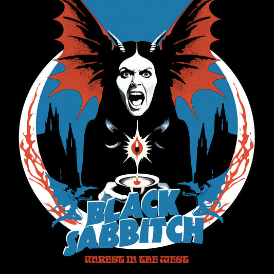 the album cover for Black Sabbitch - Unrest In The West [Colored Vinyl] (Wht)