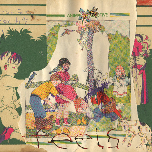 the album cover for Animal Collective - Feels [Clear Vinyl] [Deluxe] (Purp) (Aniv) [Download Included]