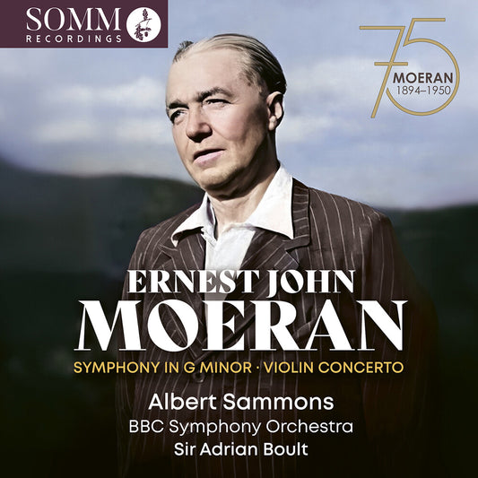 the album cover for Albert Sammons - Ernest John Moeran: Symphony In G Minor: Violin