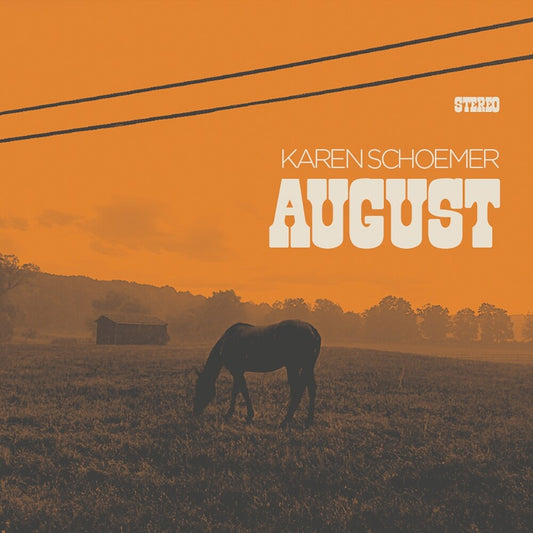 the album cover for Karen Schoemer - August [Digipak]