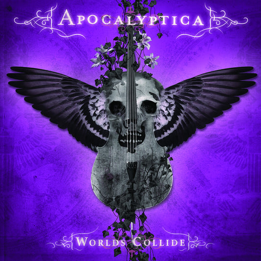 the album cover for Apocalyptica - Worlds Collide