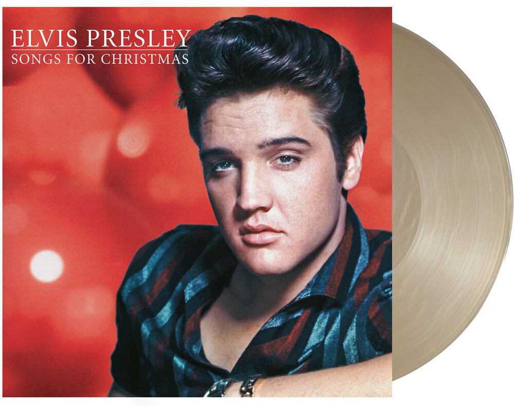 the album cover for Elvis Presley - Songs For Christmas [Clear Vinyl] (Gol) [Limited Edition] [180 Gram]
