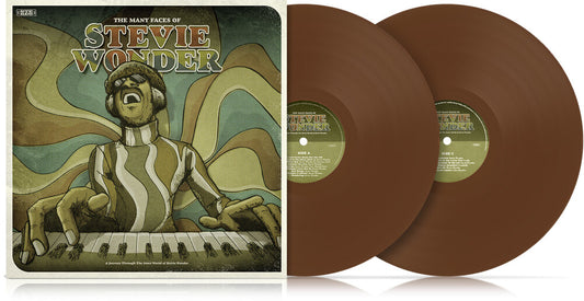 the album cover for Many Faces Of Stevie Wonder / Various - Brown - Many Faces Of Stevie Wonder / Various - Brown