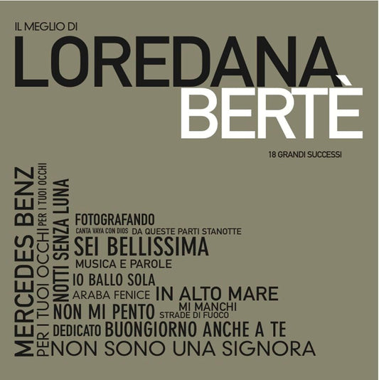 the album cover for Loredana Berte - Il Meglio Di Loredana Berte (Ita)