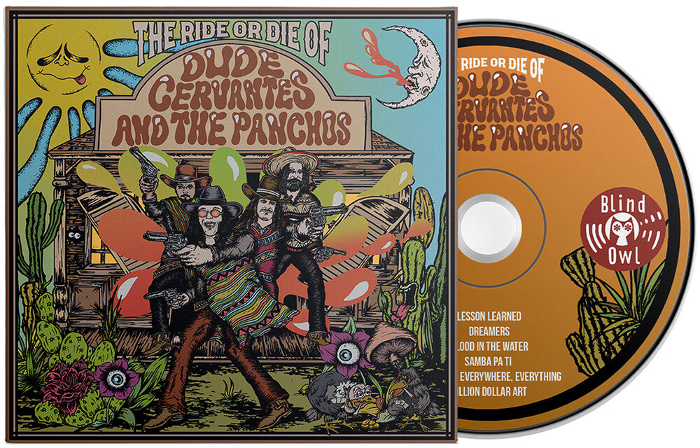 the album cover for Dude Cervantes - Ride Or Die Of Dude Cervantes & Panchos