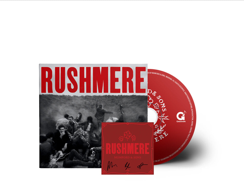 the album cover for Mumford & Sons - Rushmere (Auto)