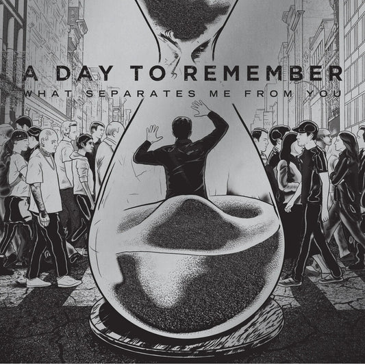 the album cover for A Day To Remember - What Separates Me From You (15th Anniversary) -  [Transparent Sea Glass vinyl]