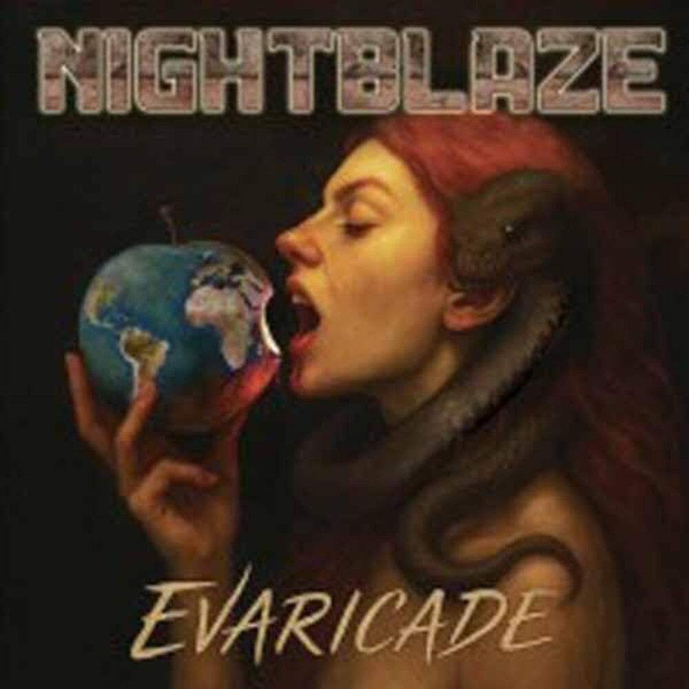 the album cover for Nightblaze - Evaricade (Uk)