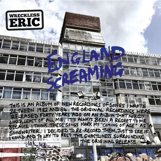 the album cover for Wreckless Eric - England Screaming