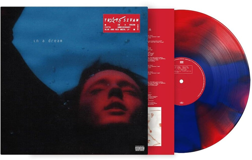 the album cover for Troye Sivan - In A Dream (5 Year Anniversary) [Red/Blue Swirl 12" EP]