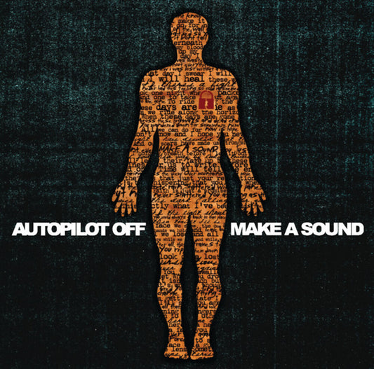 the album cover for Autopilot Off - Make A Sound (20th Anniversary) [White Black Splatter Vinyl]