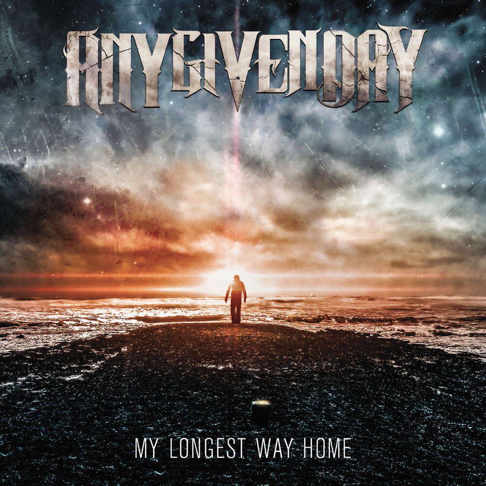 the album cover for Any Given Day - My Longest Way Home [Colored Vinyl] [Limited Edition] (Red) (Ylw)